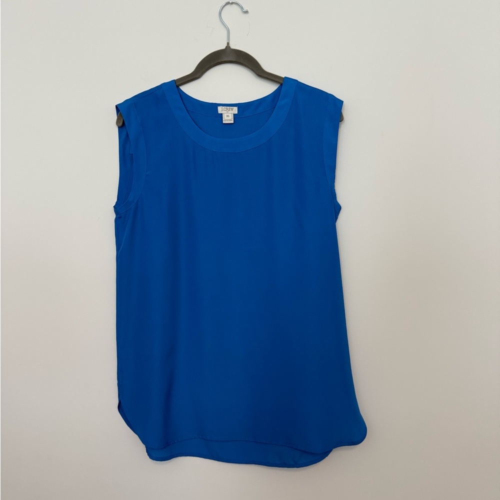 J. Crew Royal Blue Sleeveless Top